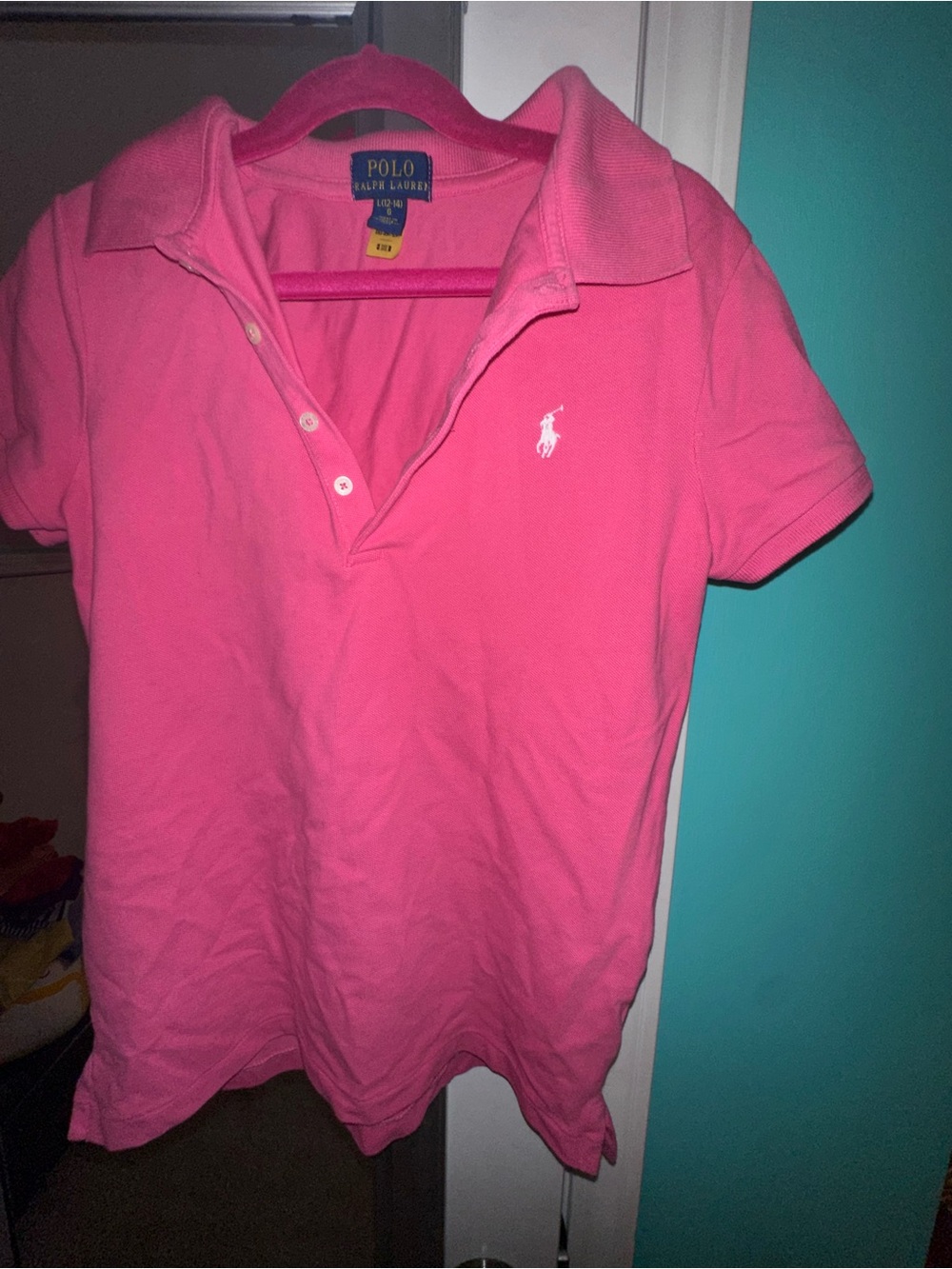 Polo by Ralph Lauren Girls' Pink Polo Shirt